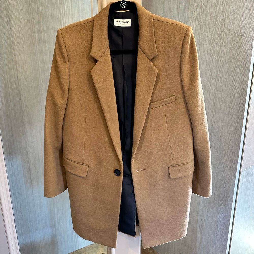 Saint Laurent wool cashmere oversized blazer
